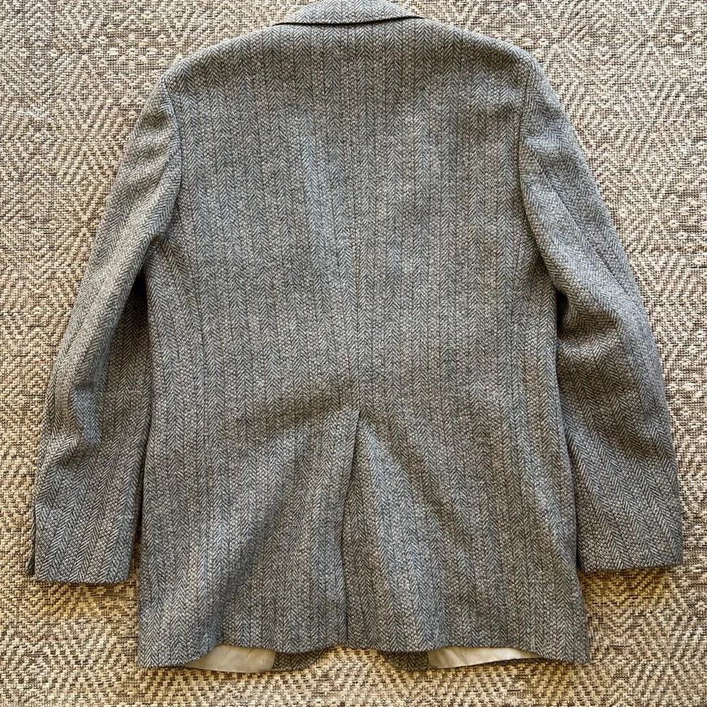 Vintage Mens Harris Tweed Sport Coat Blazer Mens DAKS Jacket Academia Preppy Woo